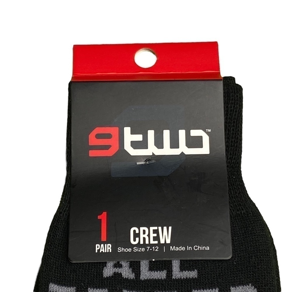 9two Crew Socks 1 Pair Mens All Tapped Out Beer Novelty Shoe Size 7 to 12 - Picture 2 of 5